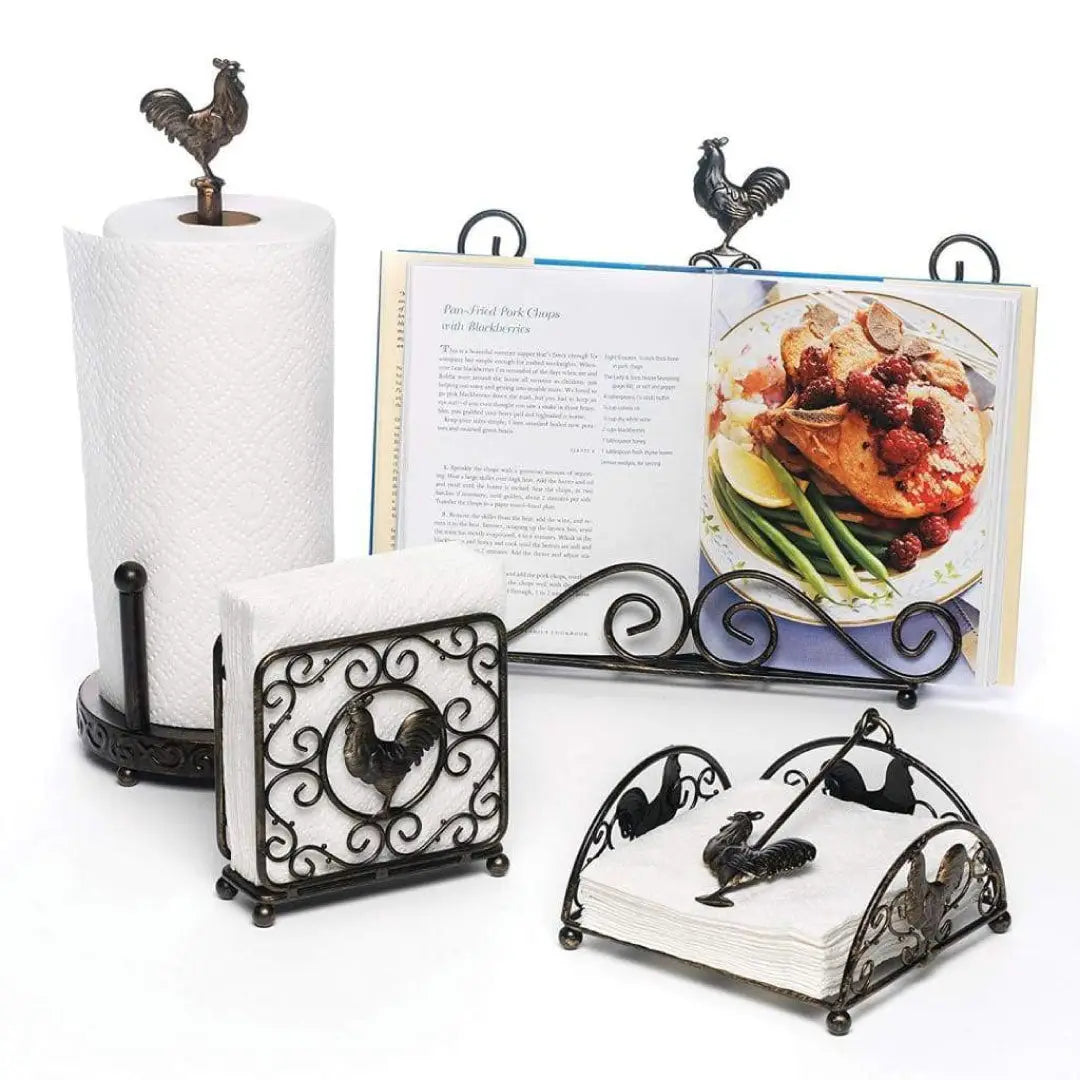 Benzara Antique Metal Cook Book Holder