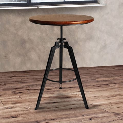 Tribeca Pub Table in Industrial Grey Finish