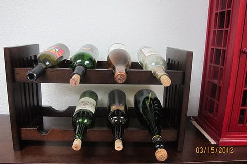 Antiqued Wine Rack