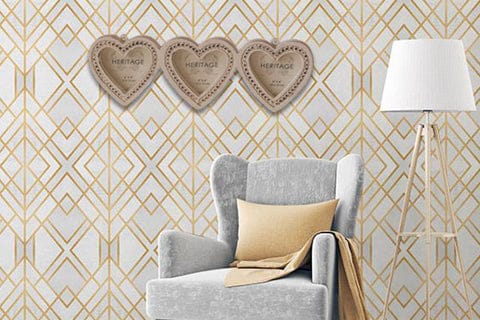 gorgeous Set of 3 Heart shape Photo Frame