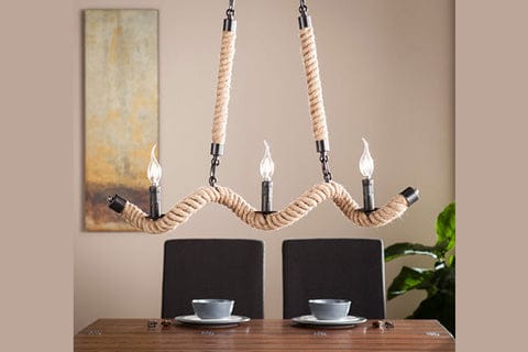 Twidted Rope Chandelier