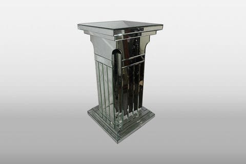 Modern wooden & Glass column