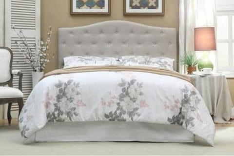 Tufted Upholstered Queen Headboard