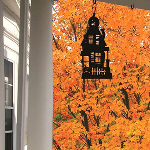 Haunted House - Decorative Hanging Silhouette