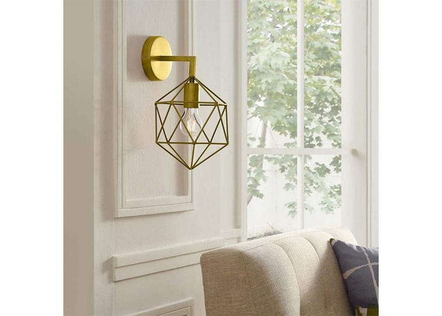 Derive Brass Wall Sconce Light Fixture