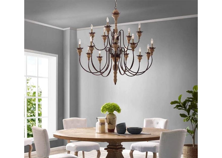 French Candelabra Chandelier Pendant Light