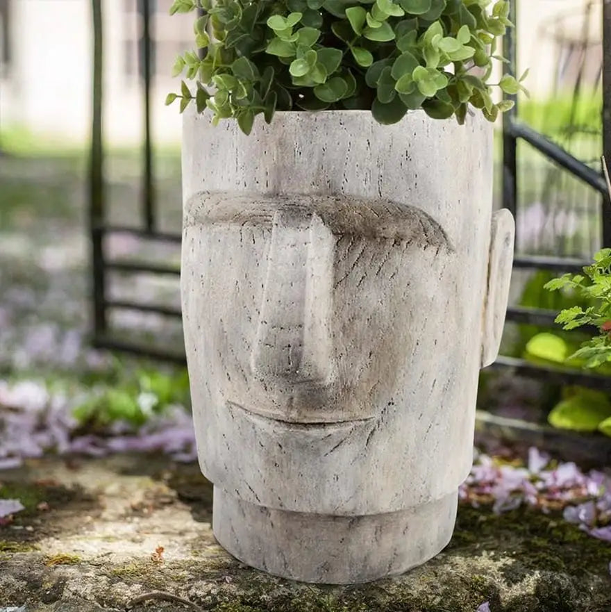 Totem Face Shaped Planter