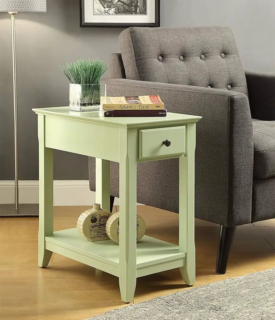 Rectangular Wooden Side Table