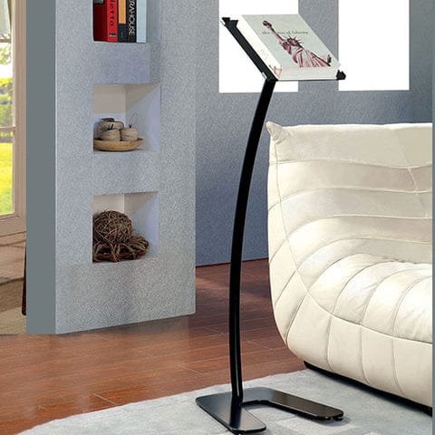 Free Standing Curved Metal Book Stand