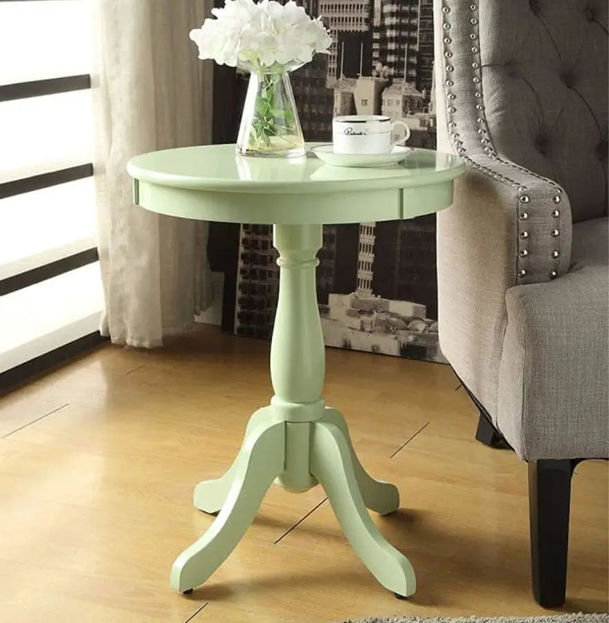 Alger Side Table With Round Top