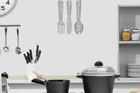 Cutlery Wall Decor -Aluminum Utensil Set