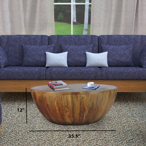 wooden coffee table