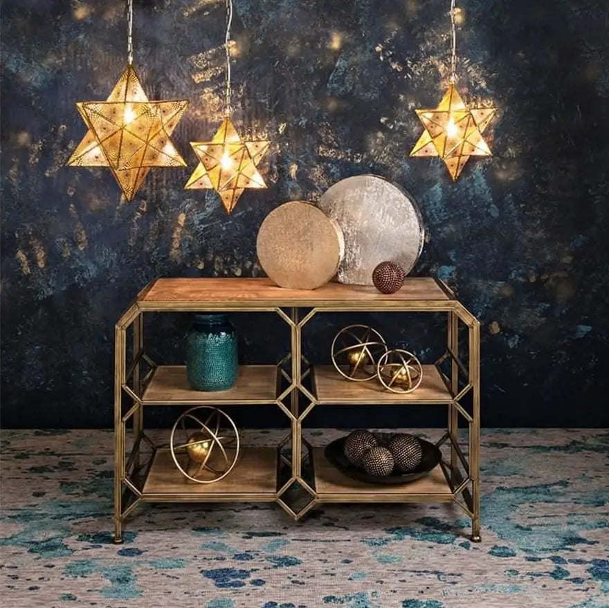 Artistically Designed Galaxy Decorative Balls in Iron