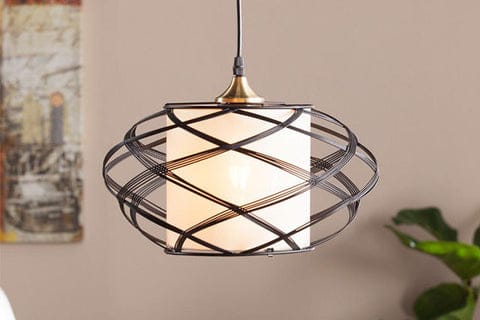 Wire Cage Pendant Lamp