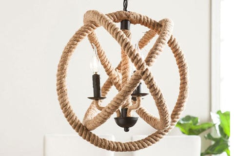 Rope Orb Pendant Lamp