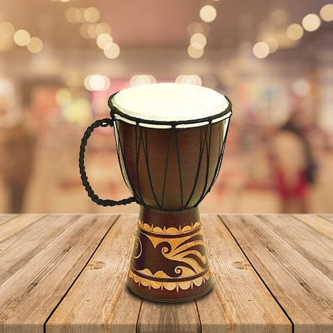 Wood Leather Djembe drum For Decor