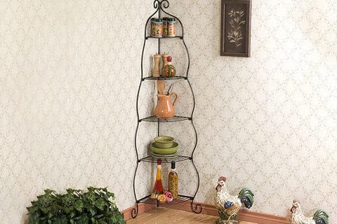 Scrolled Corner Etagere