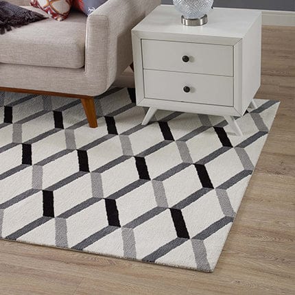 Sigrun Geometric Chevron 5x8 Area Rug