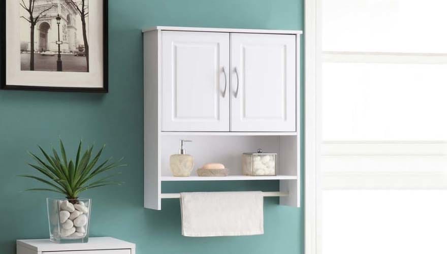 Classy and Unique Bathroom 2 Door Wall Cabinet