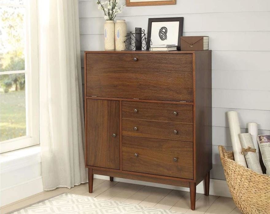 Two Drawers Wooden Office Armoire