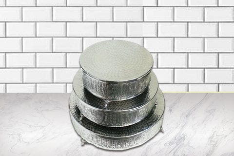 3 Pc Round Cake Stand