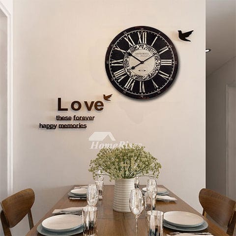 Glamorous and Vintage Hotel Wall Clock