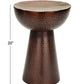 31333 Vintage Inspire Metal Bronze Stool -Benzara 31333