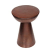 31333 Vintage Inspire Metal Bronze Stool -Benzara 31333