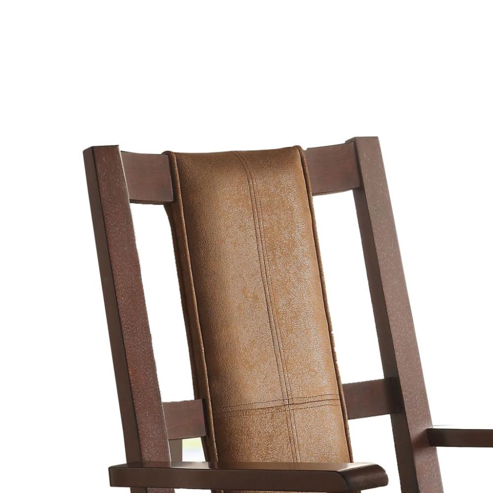 Butsea Wooden Rocking Chair Brown AMF-59378