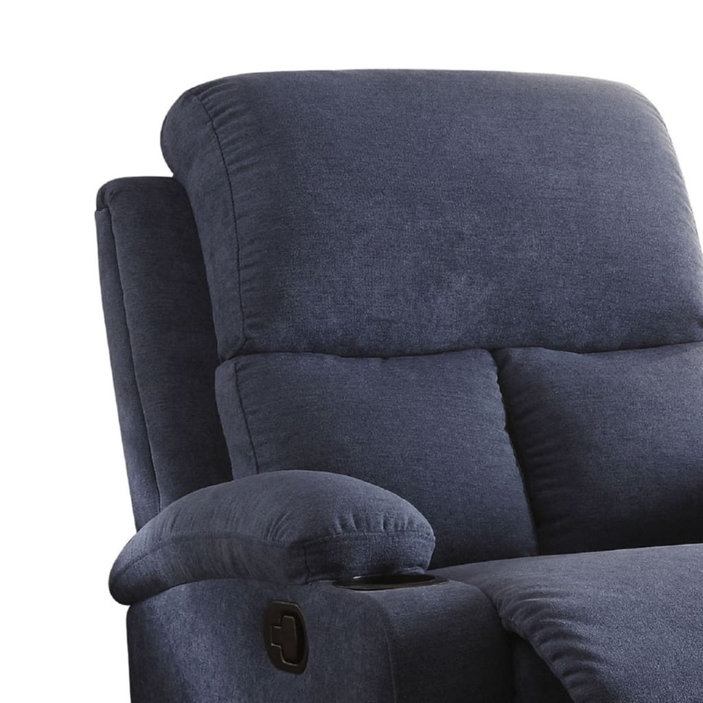 Rosia Comfy Recliner Blue Linen AMF-59545