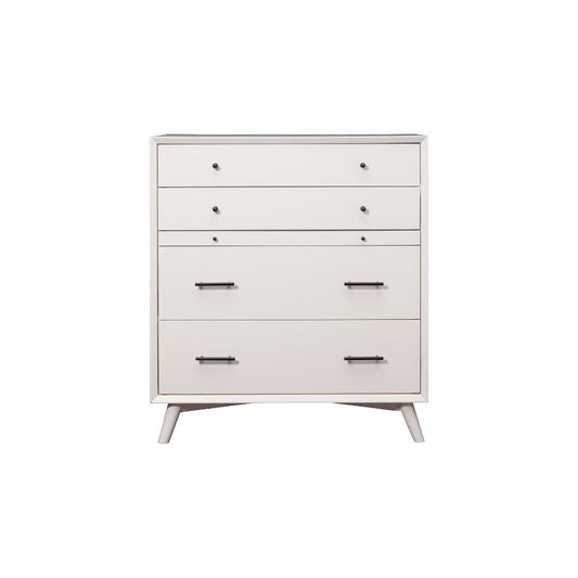 Mahogany Wood Multifunctional Chest, White By Casagear Home