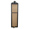 Gisela Full Length Standing Mirror with Decorative Design By The Urban Port MSG-7056-Black