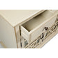 Craftsman Series 60 Wooden Media Unit With Fretwork Glass Door Cabinet Antique Cream BM181498