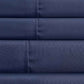 Lanester 3 Piece Polyester Twin Size Sheet Set By Casagear Home Navy Blue BM202125