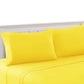 Bezons 4 Piece Full Size Microfiber Sheet Set By Casagear Home, Yellow