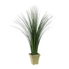 Decorative Polyester Real Like Grass with Ornamental Pot, Green - BM202282 By Casagear Home