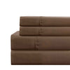 Lanester 4 Piece Deep Pocket Queen Size Microfiber Sheet Set By Casagear Home Brown BM202346