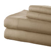 Lanester 4 Piece Queen Size Deep Pocket Sheet Set By Casagear Home Taupe Gray BM202353