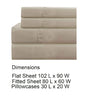 Lanester 4 Piece Queen Size Deep Pocket Sheet Set By Casagear Home Taupe Gray BM202353