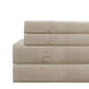 Lanester 4 Piece California King Deep Pocket Sheet Set The Urban Port, Taupe Gray By Casagear Home