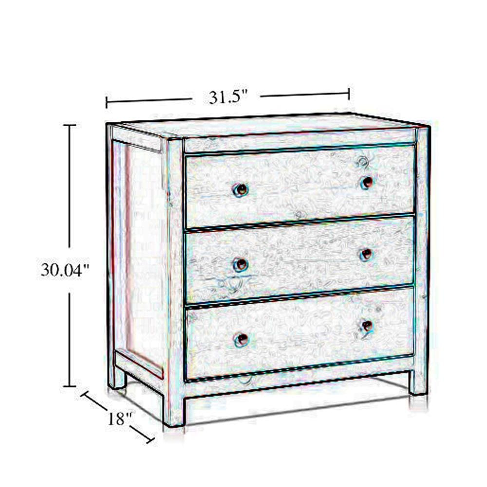 Transitional Style Wooden Dresser with Sturdy Straight Legs Brown By Casagear Home BM203368