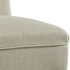 Tufted Upholstered Armless Accent Chair Beige By Casagear Home BM207207