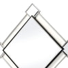 45 Diamond Shaped Accent Wall Mirror Silver By Casagear Home BM209637