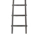 59 5-Step Wooden Decorative Ladder Gray By Casagear Home BM210390