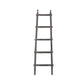 59" 5-Step Wooden Decorative Ladder, Gray By Casagear Home