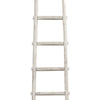 72 6-Step Wooden Decorative Ladder White By Casagear Home BM210394