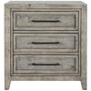 28 Rough Hewn Saw Textured 3-Drawer Wooden Nightstand Gray By Casagear Home BM226367