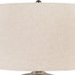 Bellied metal Body Table Lamp with Splotched Details Brass and Cream By Casagear Home BM227196