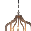 18 6-Fixture Metal Chandelier with 2 Tier Lighting Bronze By Casagear Home BM227722