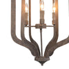 18 6-Fixture Metal Chandelier with 2 Tier Lighting Bronze By Casagear Home BM227722